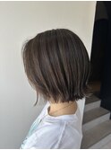 切りっぱなし外ハネボブ/ナチュラルハイライト