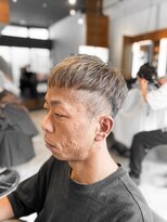 アイリーヘアデザイン(IRIE HAIR DESIGN) 【IRIE HAIR赤坂】メンズカット×ハイトーン×クロップスタイル