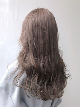 リレア 金町(Relair) 黒髪/グレーベージュ/レイヤーロング/前髪パーマ[京成金町]