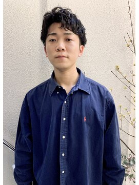 テテコケット(tete coquette) メンズショート×ニュアンスパーマ