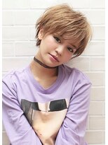 アグ ヘアー カドル 大曽根店(Agu hair cuddle)&nbsp;《Agu hair》小顔かわいいハイトーンマニッシュショート