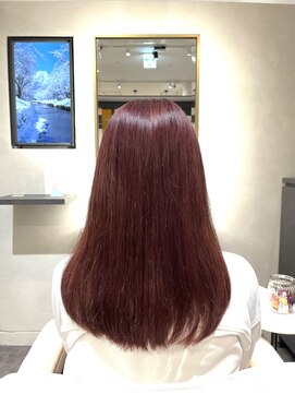 スターアンドプラネッツ あべのフープ店(STAR&PLANETS) Wカラーで作るピンクカラー