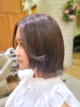 ユウヘアー 三軒茶屋店(U Hair)の写真/白髪ぼかしのデザインカラーから色を楽しみたいダブルカラーまで幅広く対応♪毎日が楽しくなるスタイルへ。