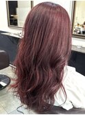 インナーカラーホワイトブロンドフェイスレイヤー