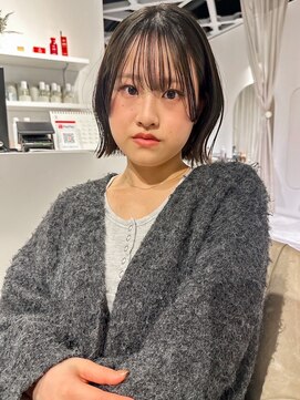 バランス ハレまち通り岡山駅前店(balance.) くびれボブx髪質改善