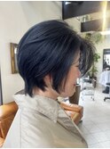 暗髪ショート／ミセスショート／ショートボブ