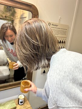 トッテ.. ボブ レイヤースタイル ハイライト