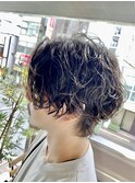 シャドウパーマ　ケアパーマ　men's【立川/soell水島】