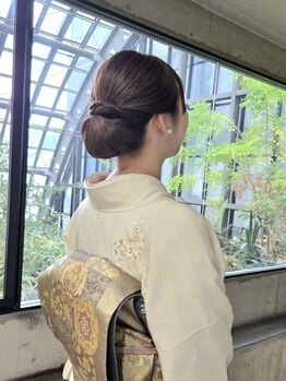 ベリッシモ(Bellissimo)の写真/【心斎橋3分/当日予約◎】1日中崩れにくいプロの綺麗な着付けで、特別な日に彩りを♪振袖/留袖/訪問着