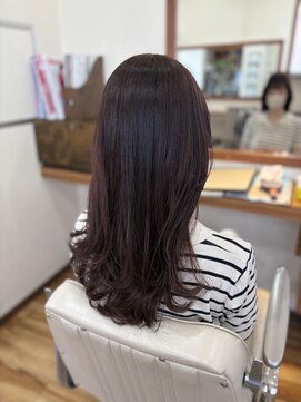 ココカラヘアー プラス(cococara‐hair plus) レイヤー×ラベンダーピンクカラー