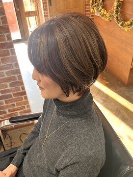 ヴィップルーム(viproom) ツヤ髪スタイルブルージュマッシュウルフイヤリングカラー