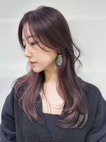 アルバム 池袋(ALBUM)&nbsp;顔周りレイヤー韓国ヘア大人ガーリー 似合わせカット_ba575571