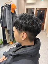 レンネ(Renee) メンズアップバングパーマ