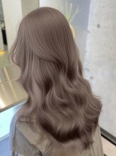 【ダメージ最小限×ツヤ感◎】ブリーチなしで叶う垢抜け透明感カラー♪ブルーブラック/ダブルカラー/天神