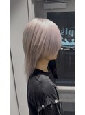 ウルフカット/ホワイトブロンド/ショートウルフ/