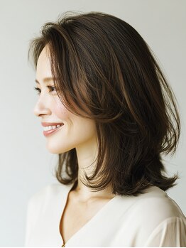 ステラ 川口東領家店(STELLA)の写真/白髪カバーはお任せ!こだわりの薬剤で叶えるグレイカラーとトリートメントカラー◎川口/舎人公園