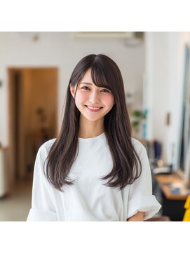 ディアーズ 青森店(Dears) ミルクティーブロンド/ダークブルー/デジタルパーマ/青森駅