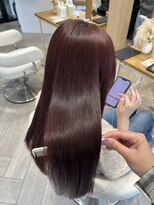 アヴァンス 広島本通店(AVANCE.)&nbsp;着物ヘア/大人ガーリー/ダークアッシュ/似合わせカット