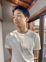 テラス バイ イオエ 京都烏丸御池店(Terrace. by ioe)&nbsp;メンズ/スパイキーショート/黒髪短髪