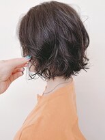モリオフロムロンドン 原宿本店(morio from London) 【morio 原宿】ひし形ボブデジタルパーマ ニュアンス外国人風
