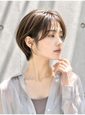 大人ショート/ショートボブ/ハンサムショート/くびれショート