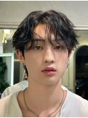 men's/メンズ縦落ちシャドウパーマ/ナチュラルツーブロック