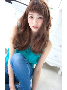 アンジュ ヘアー(Ange hair) 似合わせカット　無造作　ランダムカールスタイル