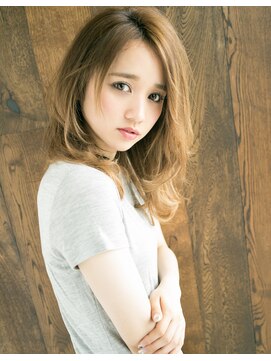 ローラン(ROULAND) サイドパートメルトカラーミディ