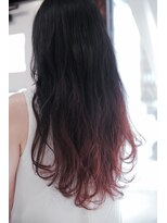 ヘアーアンドアトリエ マール(Hair&Atelier Marl) 【Marlお客様スタイル】ベリーピンクのグラデーションカラー
