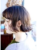 《hair design SCENE♪》☆お洒落度アップ☆外ハネボブ