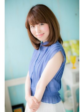 ミック ヘアアンドビューティー 大山店(miq  Hair&Beauty) ナチュラルさが魅力♪ミディアムストレート
