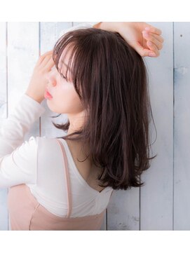 ヒップスデコ(Hip's deco) ”大宮ヒップス”シースルーバング　ヌーディーベージュ　h