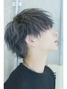 リップス 池袋(LIPPS) シルバーウルフ ソフトツーブロック テクノ