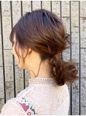 ふんわりまとめ髮スタイル
