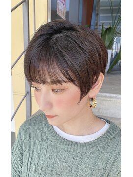 ロンド ストラーダ 心斎橋(Lond strada) ショート×ハイライト白髪ぼかし×マチルダボブ[心斎橋]