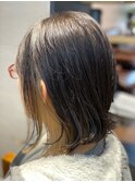 インナーカラーミルクティー