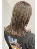 【HAIR One木下】透明感シアグレージュ