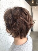 ショートレイヤーパーマ