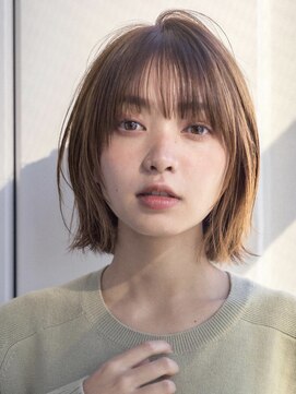エインアンリー 表参道(AIN.ANLY.) 大人おしゃれ前髪あり外ハネボブ20代30代【AIN.表参道】川原大地