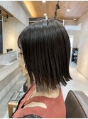 セミウェット・外はねボブ