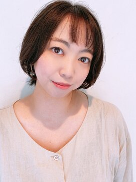 ザブックハンドサロン(The book hand salon) 黒髪×ウルフボブ