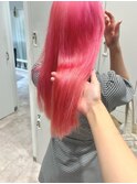 【鮫嶋】ブリーチ必須☆ピンクハイトーンカラー