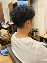 アイリーヘアデザイン(IRIE HAIR DESIGN)&nbsp;【IRIE HAIR赤坂】束感ショート×センターパート×刈り上げ