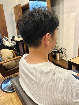 アイリーヘアデザイン(IRIE HAIR DESIGN) 【IRIE HAIR赤坂】束感ショート×センターパート×刈り上げ
