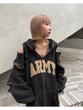 ラボ(Ravo) ベージュカラーミニボブ