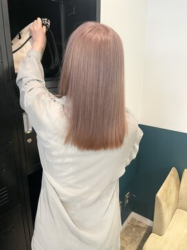 ヘアーブレイス(hair brace) ミルクティーベージュ　stylist中村