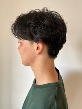 ソイクフ 四条大宮店(SOY-KUFU) 【soy-kufu】MEN'S HAIRカルマパーマアッシュブラック