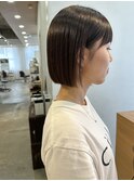 10代20代におすすめの切りっぱなしボブ