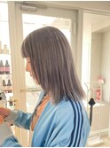 【川辺晴加】ミディアムレイヤーxミルクティーベージュ