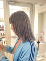 ガリカ シーム(Gallica/SEAM)&nbsp;【川辺晴加】ミディアムレイヤーxミルクティーベージュ